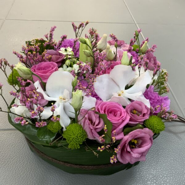 Rond plat rose