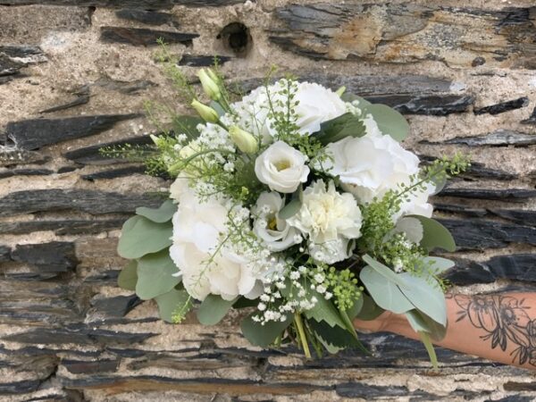 Bouquet de mariée blanc