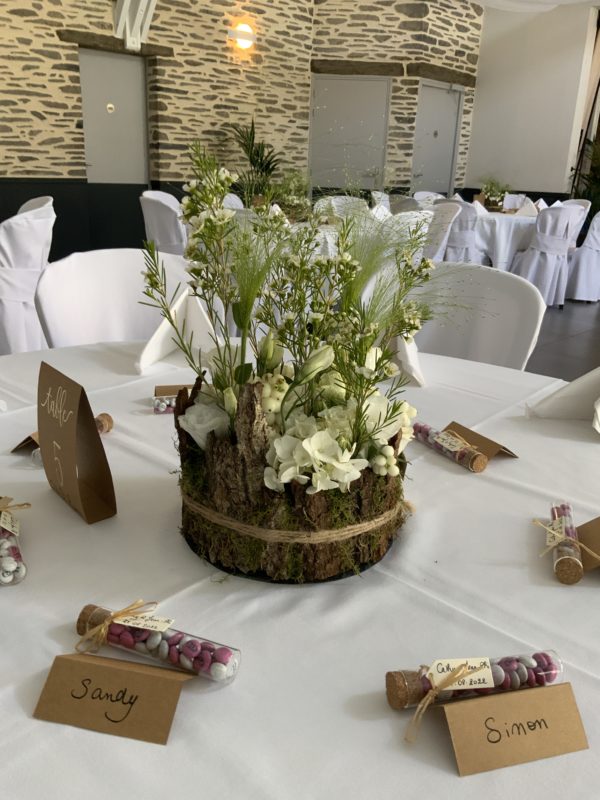 Centre de table nature